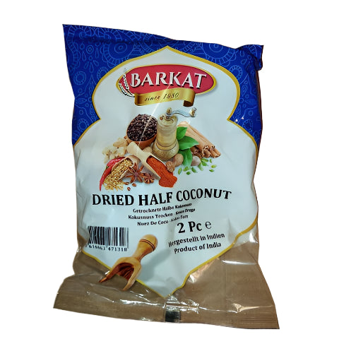 Barkat Dried Half Coconut 2 Pc