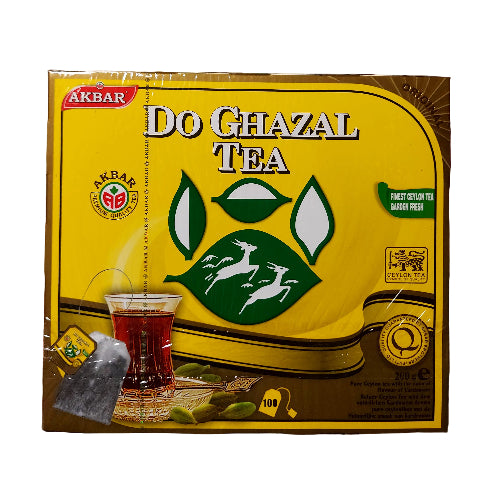 Do Ghazal Cardamom tea box on white background