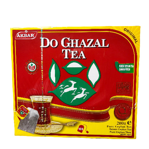 Do Ghazal Original tea box on white background