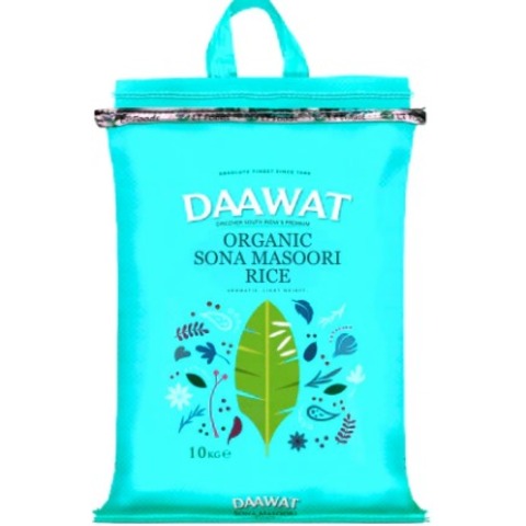 Daawat ORGANIC Sona Masoori Rice 10kg