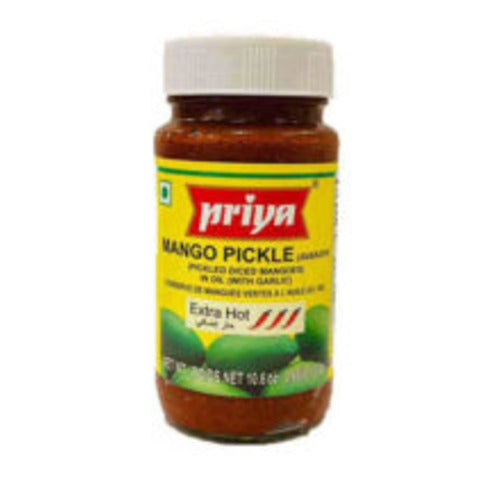 Priya Mango Avakkai Pickle Extra Hot 300g (Without Garlic)