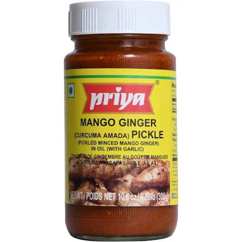 Priya Mango Ginger Pickle 300g (Without Garlic)