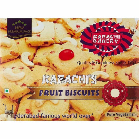 Karachi Bakery Vegan Fruit Biscuits 400g