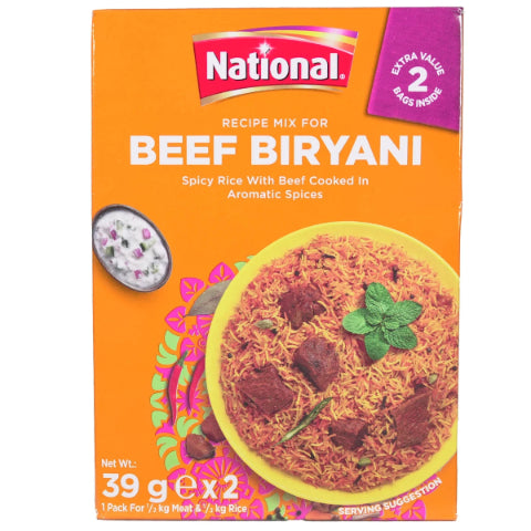 National Beef Biryani Masala 78g(39g×2 Packets)