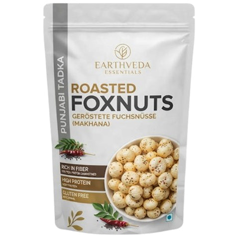 Earthveda Roasted Foxnuts (Makhana) - Punjabi Tadka