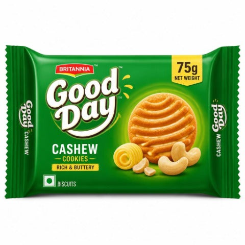 Britannia Good Day Biscuits Cashew 75g