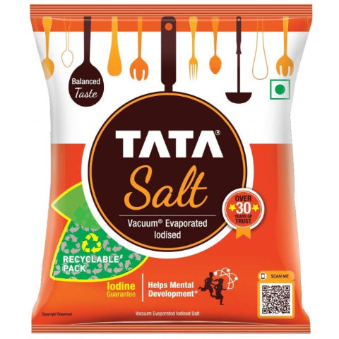 Tata  iodised Salt 1kg (Export pack)