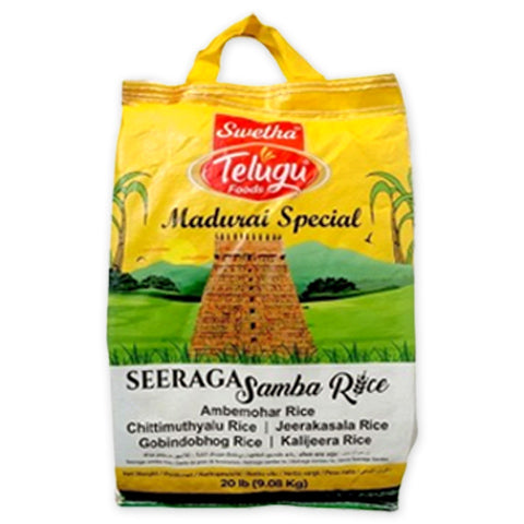 Telugu Samba Rice Seeraga 5kg - Premium Aromatic Jeera Samba